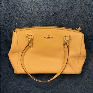 Coach Cream Leather Bag